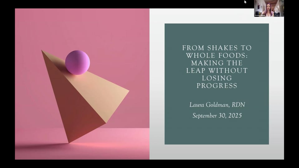 From Shakes to Whole Foods: Making the Leap Without Losing Progress